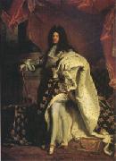 Hyacinthe Rigaud Louis XIV King of France (mk05) France oil painting artist